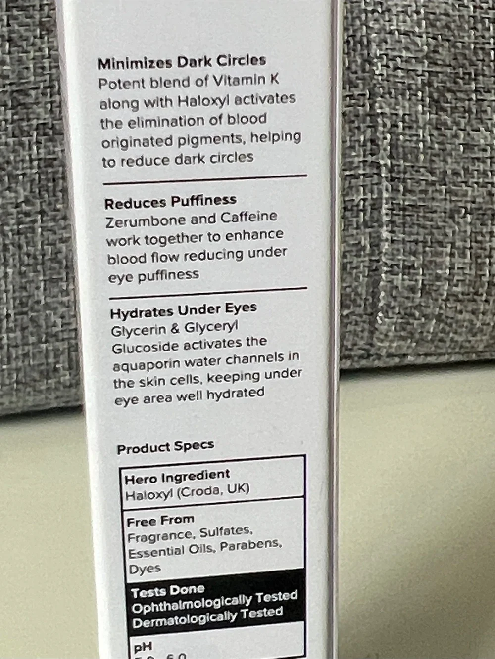 Vitamin K + Retinal Eye Cream — White